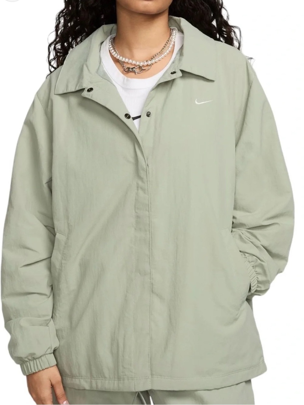 Nike Women's Essential Woven UV HBR Coach Jacket- Brand New With Tags